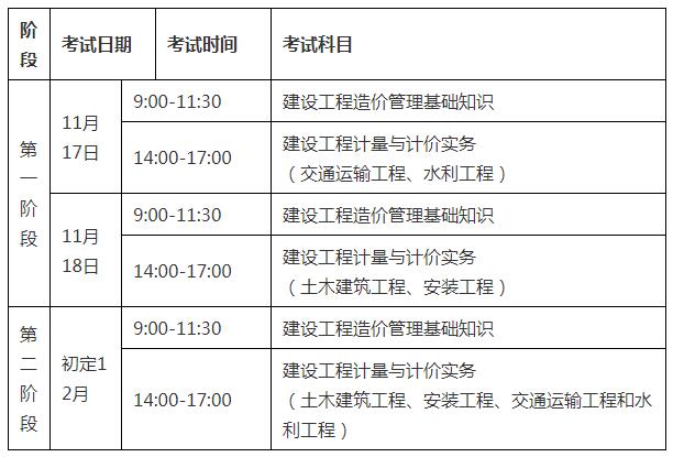 浙江二級(jí)造價(jià)工程師考試時(shí)間浙江二級(jí)造價(jià)工程師考試時(shí)間2020  第1張