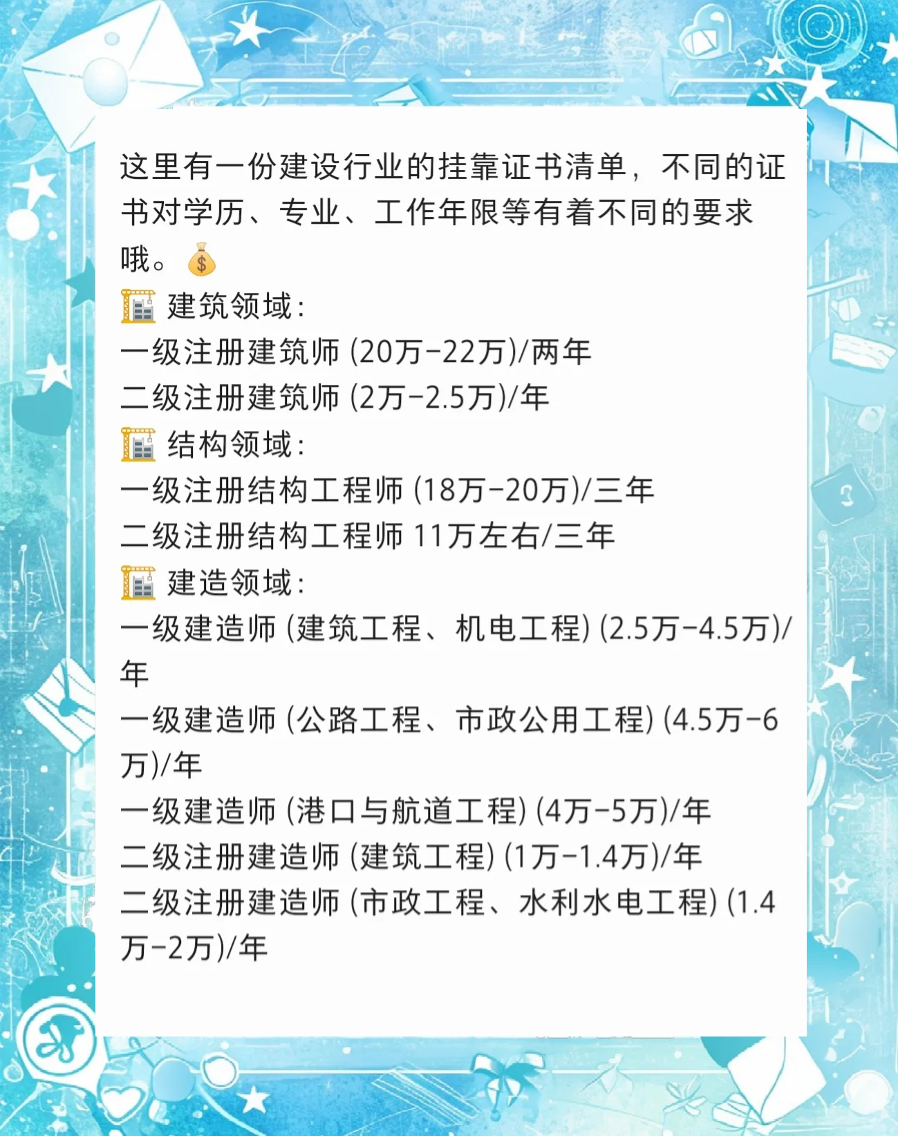 一級(jí)市政建造師掛證一年多少錢,一級(jí)市政建造師掛靠價(jià)格  第2張