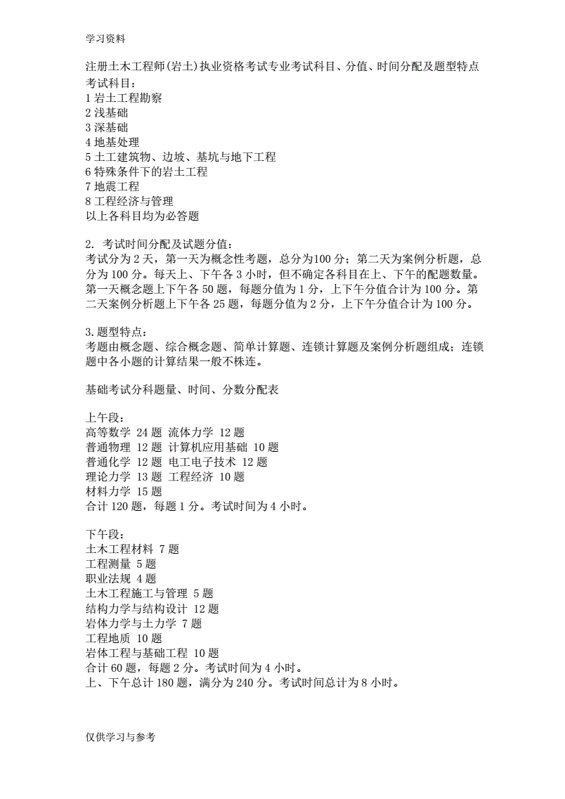 巖土工程師學(xué)了哪些科目,35歲后不要考巖土工程師  第1張
